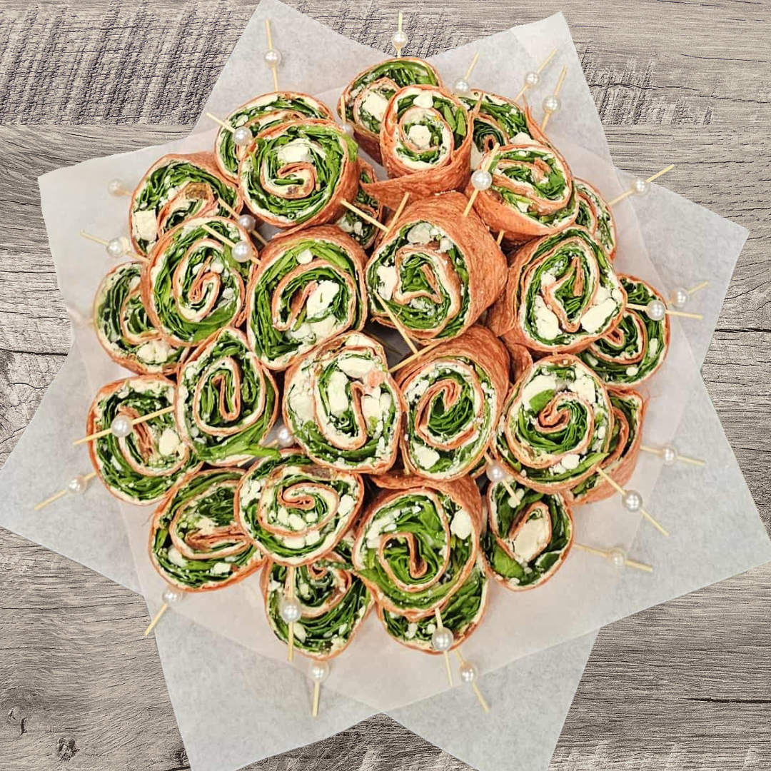 VEGETARIAN PINWHEELS (36 COUNT)