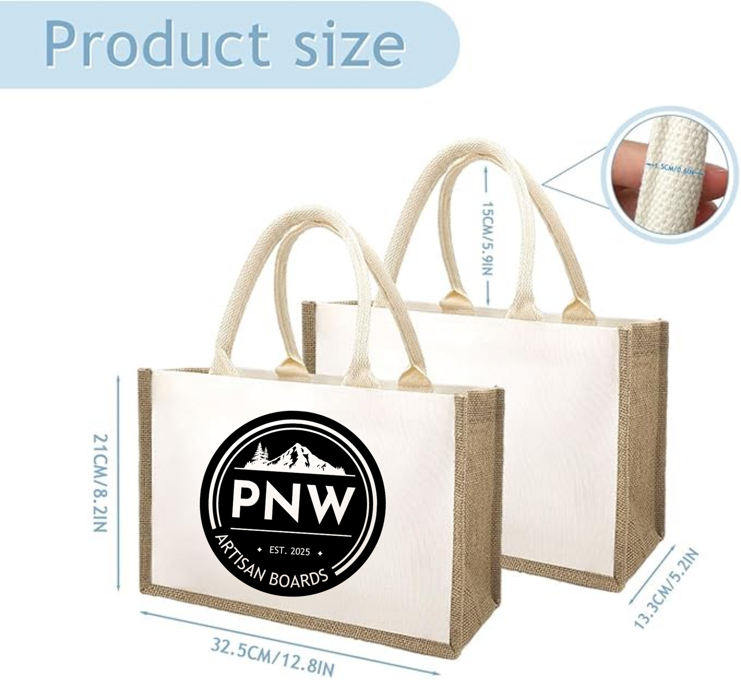 REUSABLE CANVAS TOTE BAG