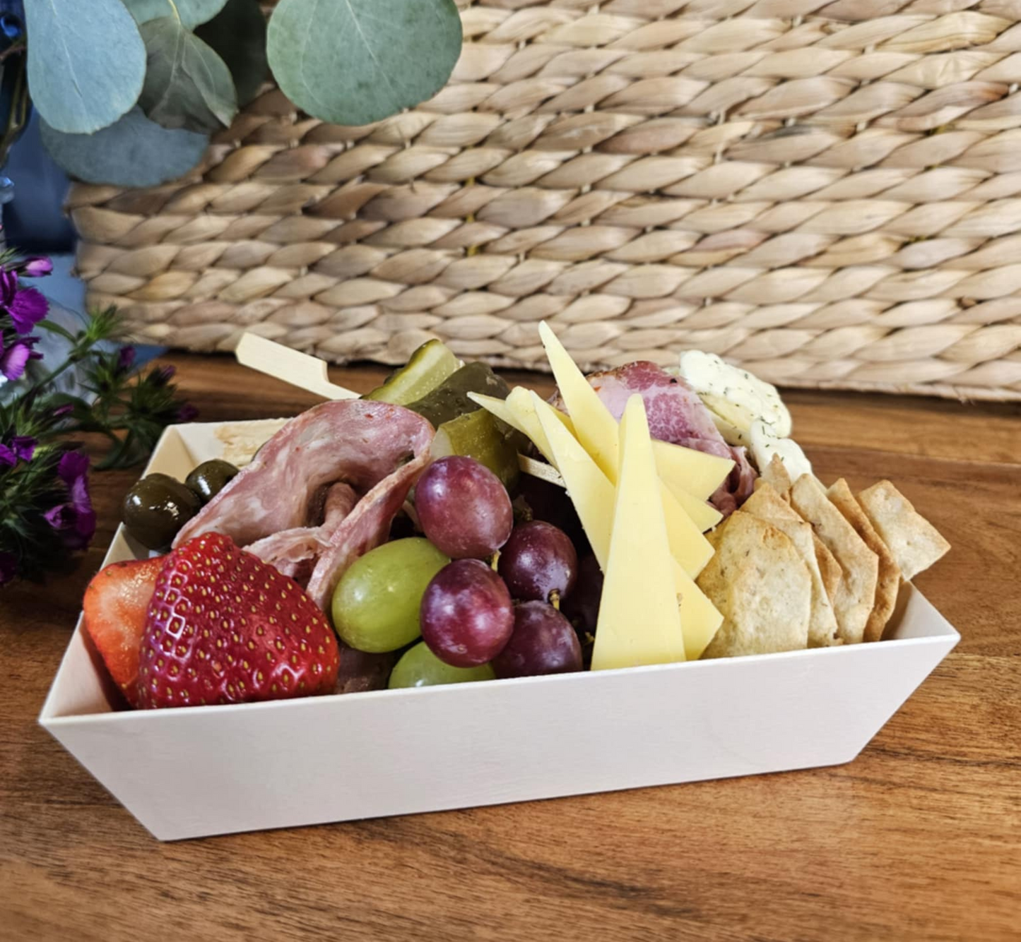 ONE (1) DOZEN MEDIUM CHARCUTERIE BOXES