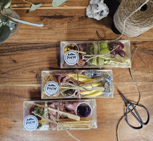 ONE (1) DOZEN SMALL CHARCUTERIE BOXES