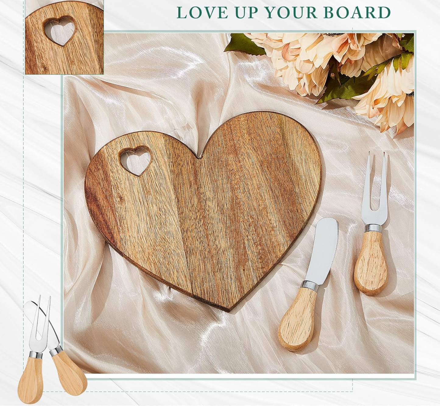 HEART CHARCUTERIE BOARD